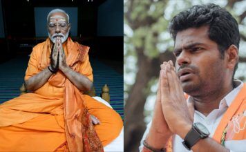 பிரதமர் மோடி தியானம் செய்வதில் எதிர்க்கட்சிகள் அரசியல் செய்கின்றன – அண்ணாமலை குற்றச்சாட்டு