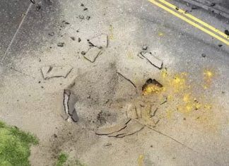 ஜப்பானில் இரண்டாம் உலகப் போரின் போது வெடிக்காத வெடிகுண்டு வெடித்தது.